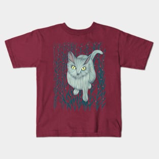 Gray Cat Kids T-Shirt